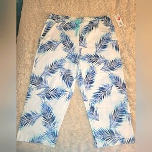 Joe Fresh Cropped Pajama Bottoms, Size M